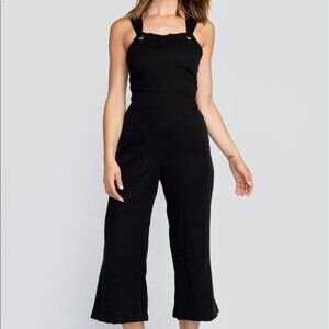 NWT Wildfox "Gene" Black Cropped Jumpsuit Sz. XS